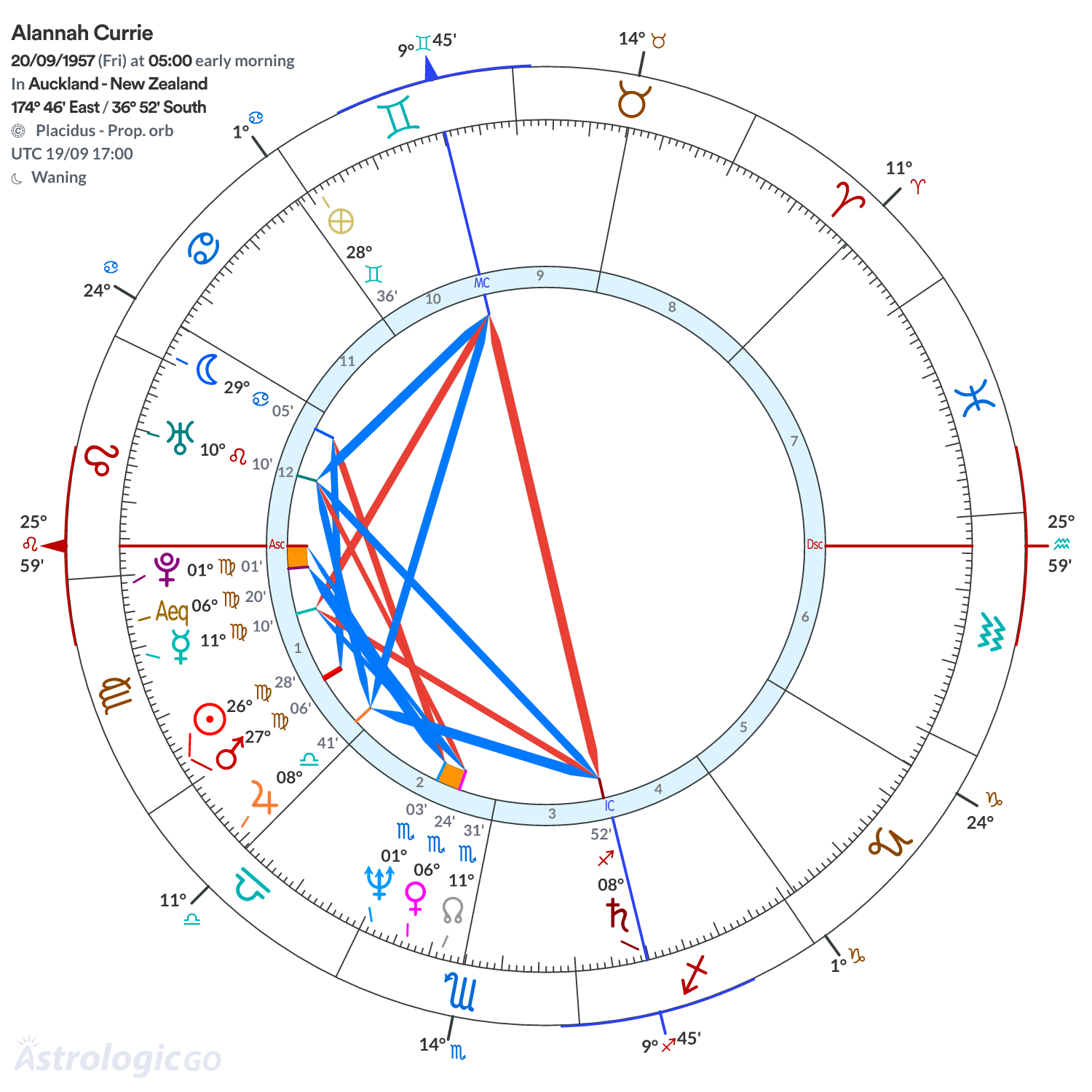 Chart wheel - Alannah Currie