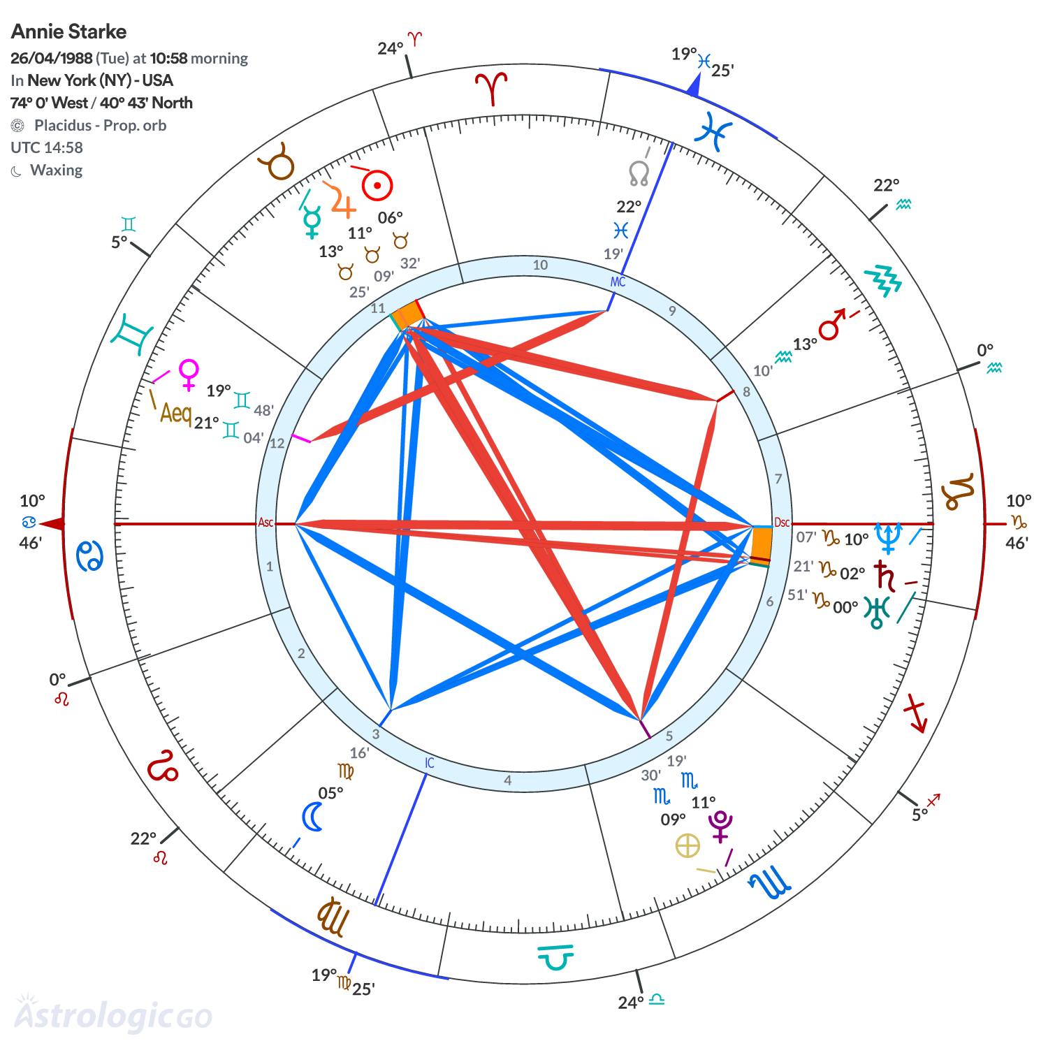 Chart wheel - Annie Starke