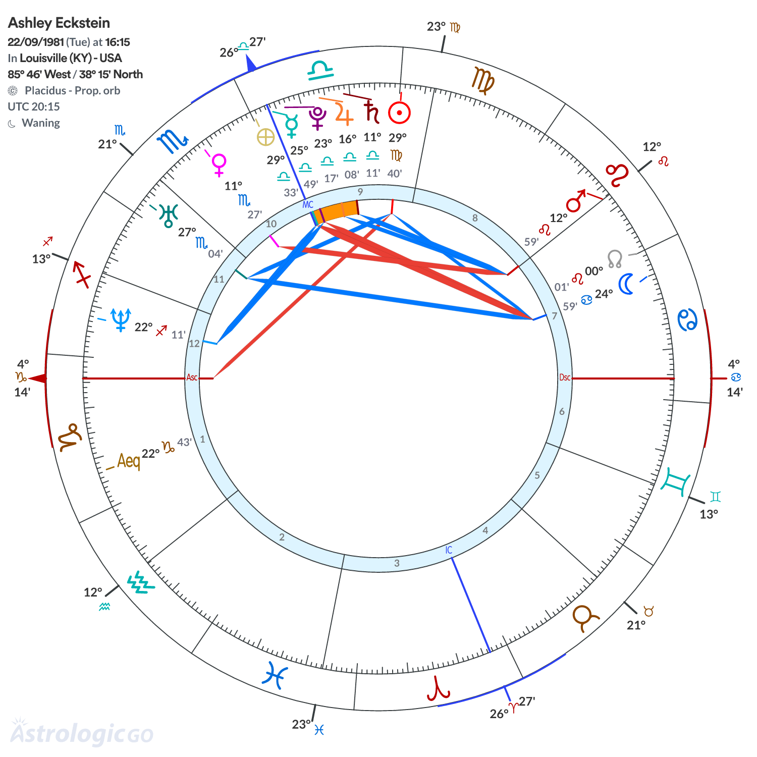 Chart wheel - Ashley Eckstein