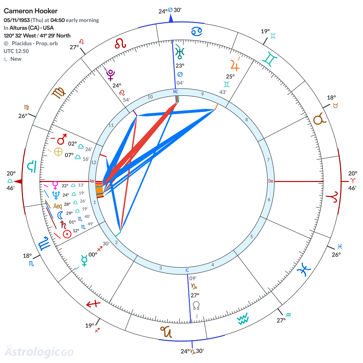 Chart wheel - Cameron Hooker