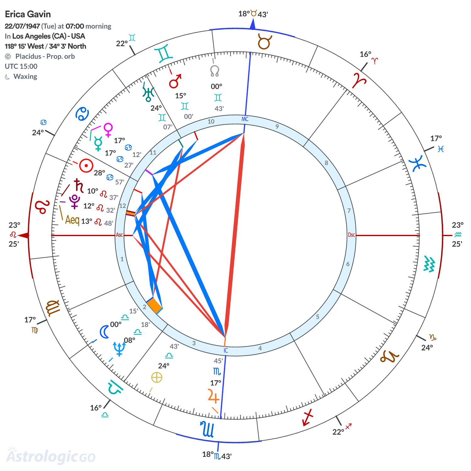 Chart wheel - Erica Gavin