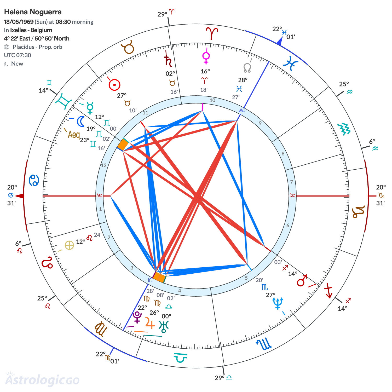 Chart wheel - Helena Noguerra