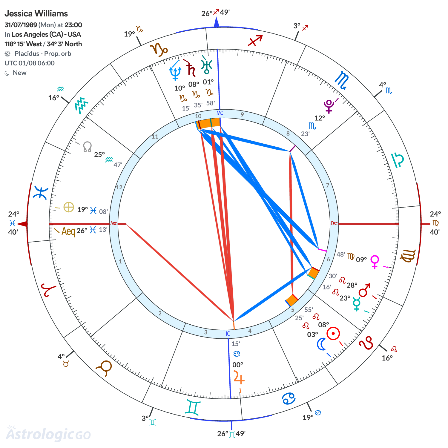 Chart wheel - Jessica Williams