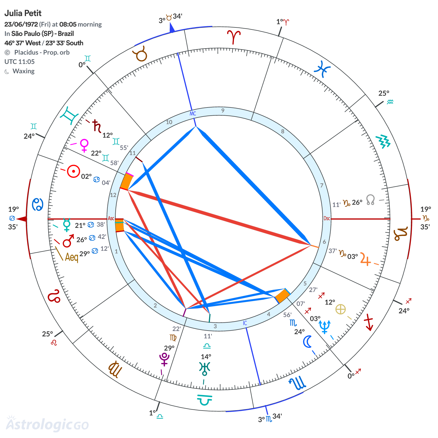 Chart wheel - Julia Petit