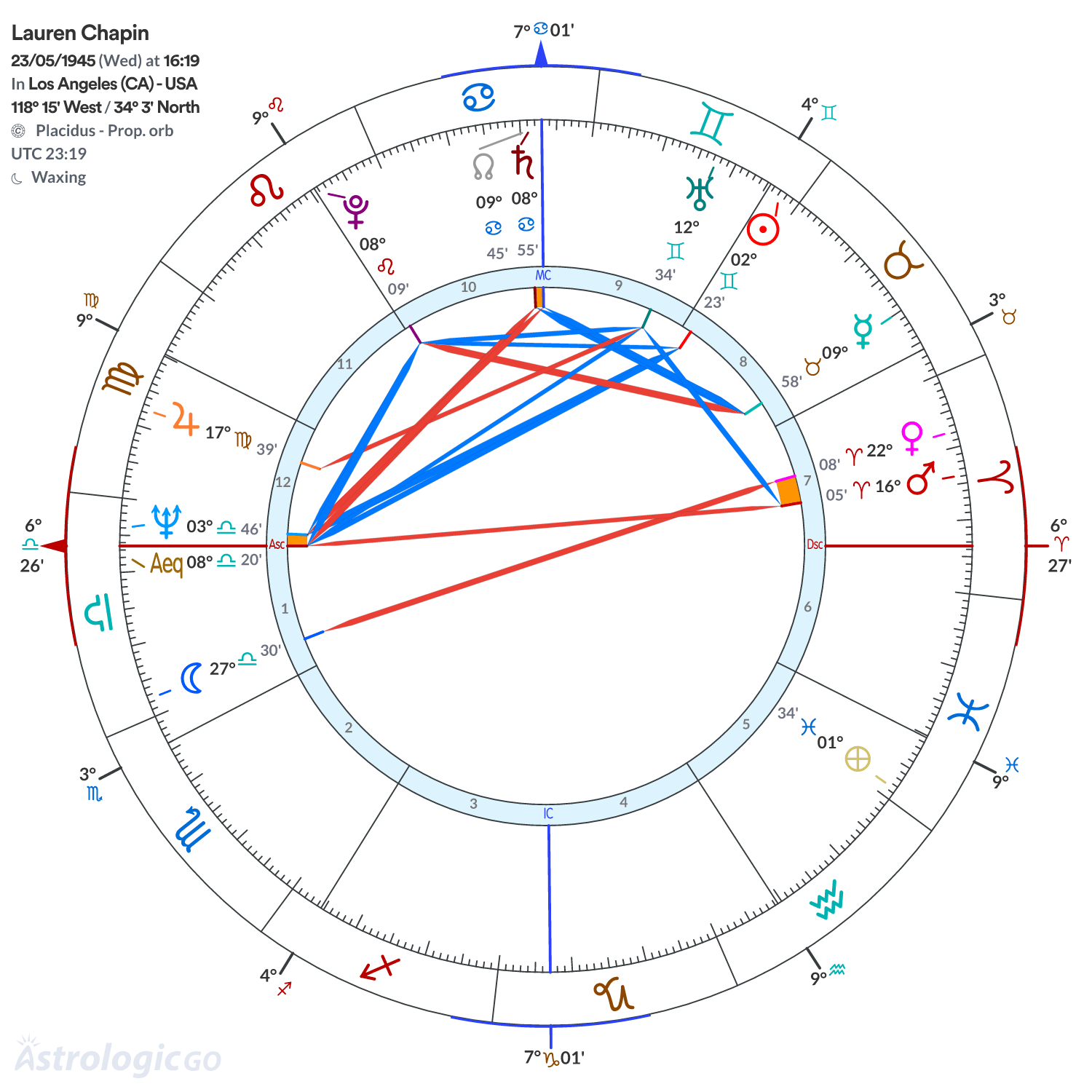 Chart wheel - Lauren Chapin