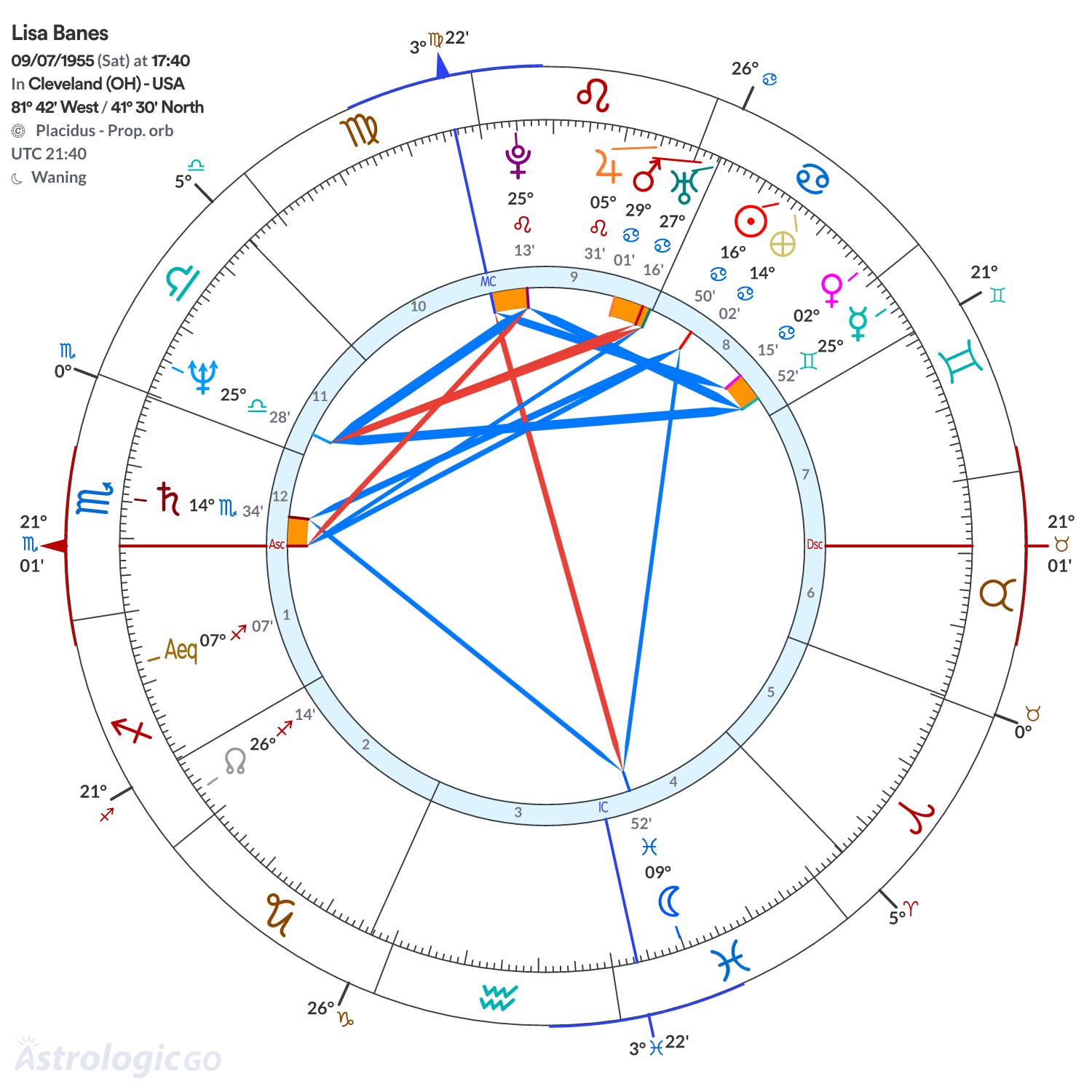 Chart wheel - Lisa Banes