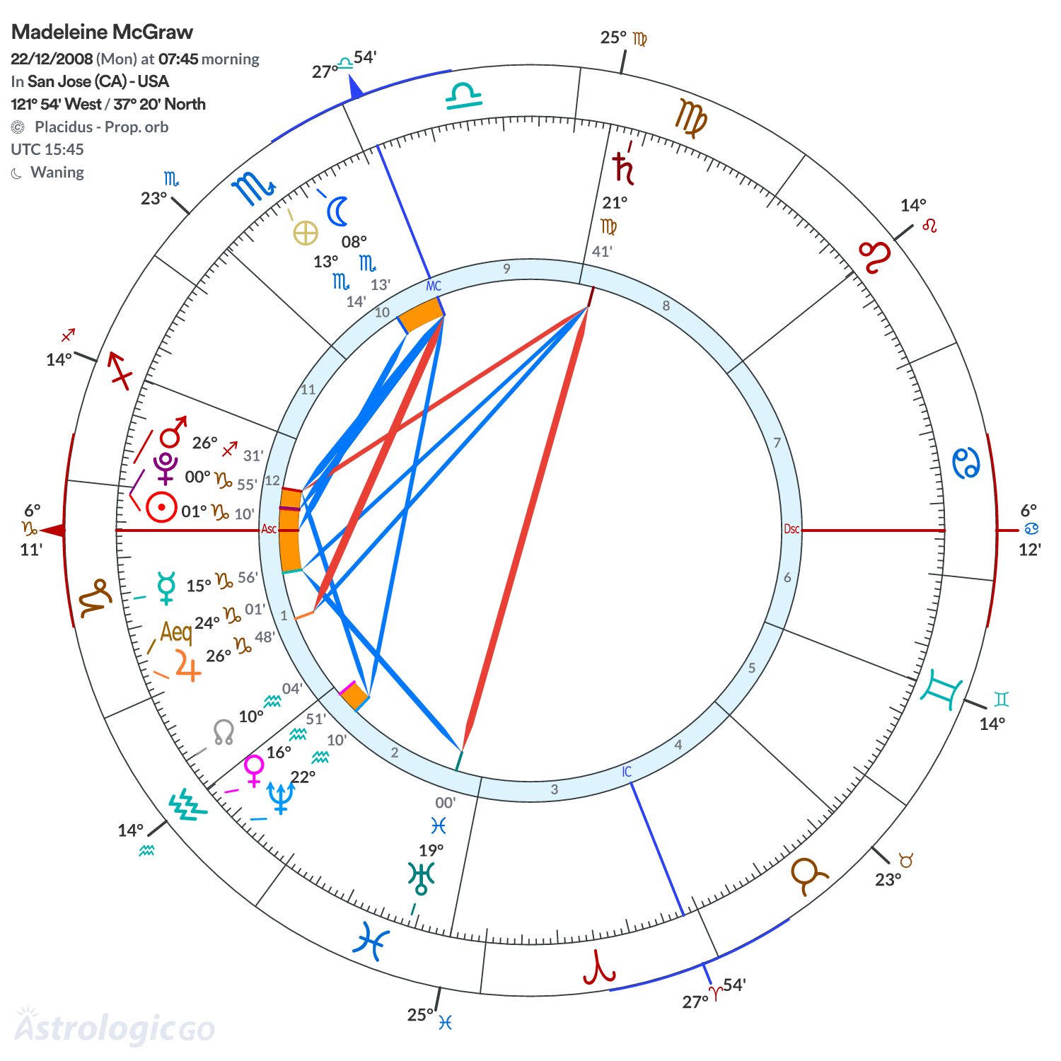 Chart wheel - Madeleine McGraw