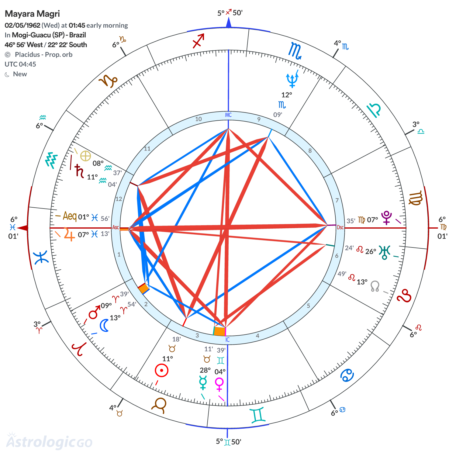 Chart wheel - Mayara Magri