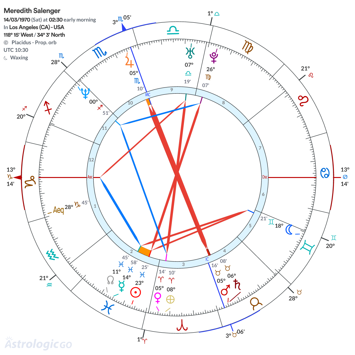 Chart wheel - Meredith Salenger