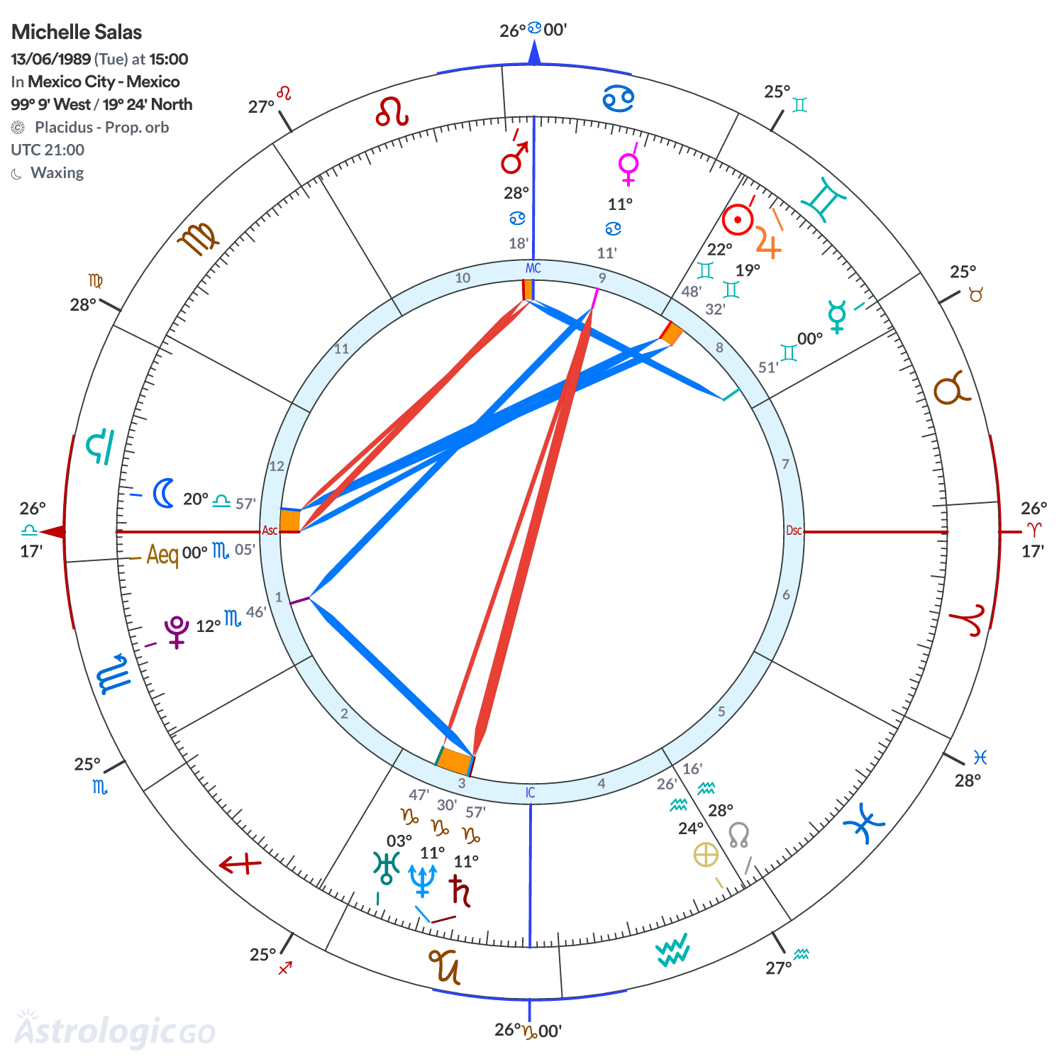 Chart wheel - Michelle Salas