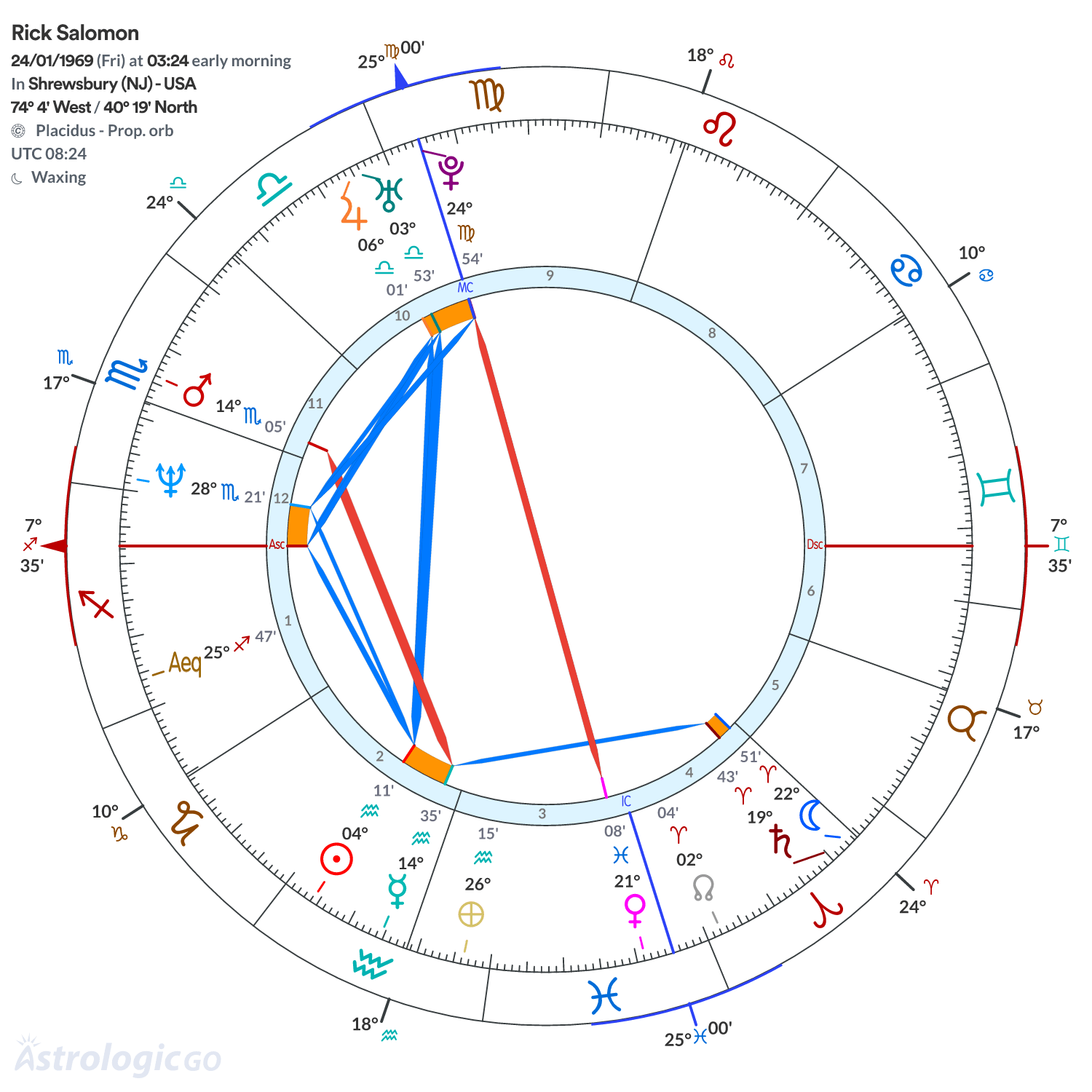 Chart wheel - Rick Salomon