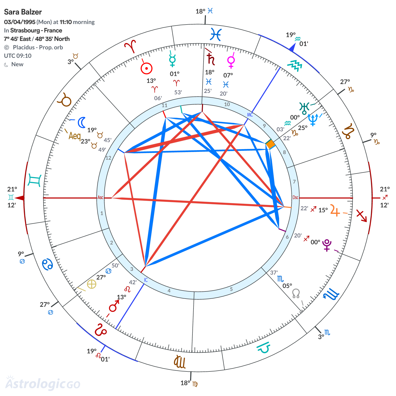 Chart wheel - Sara Balzer