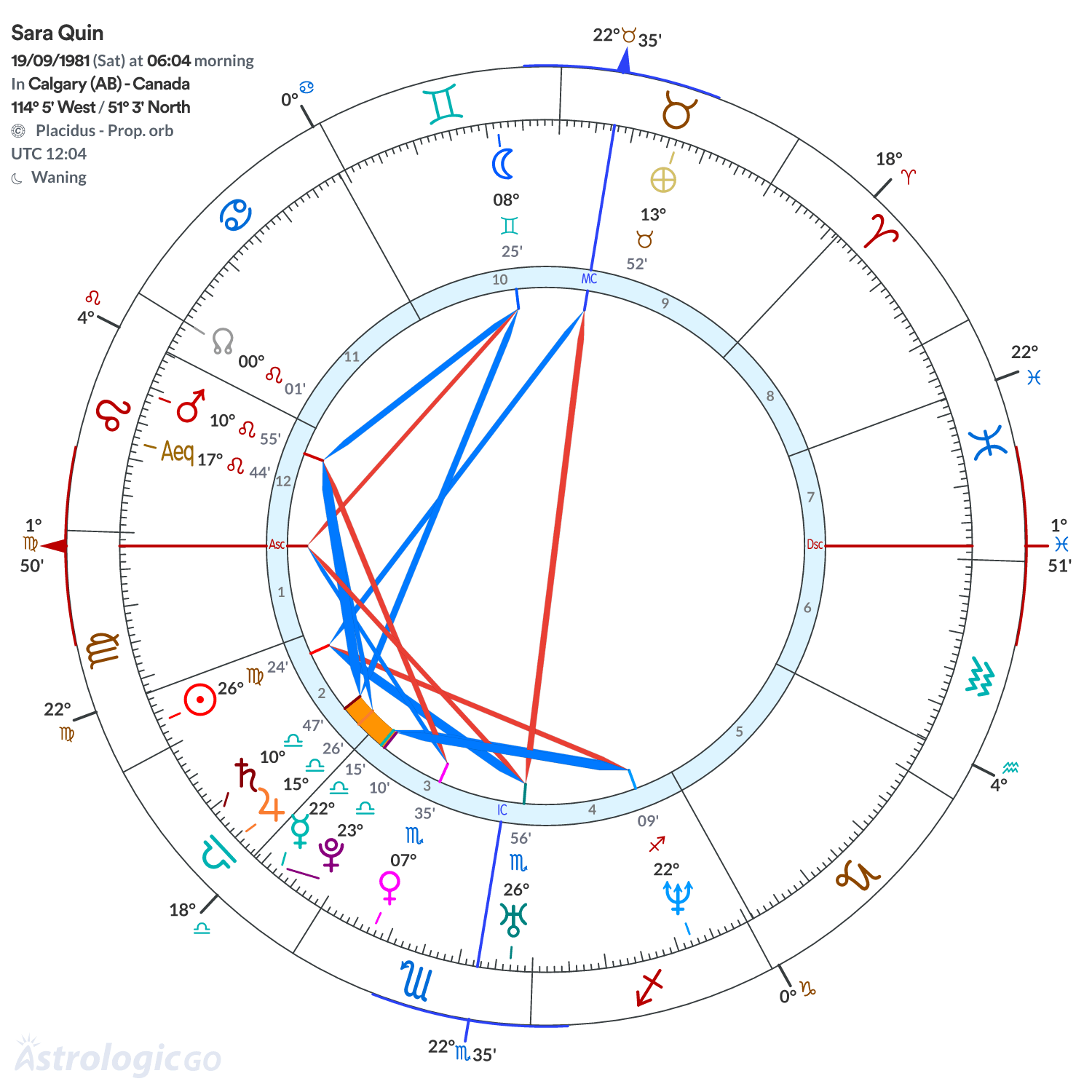 Chart wheel - Sara Quin