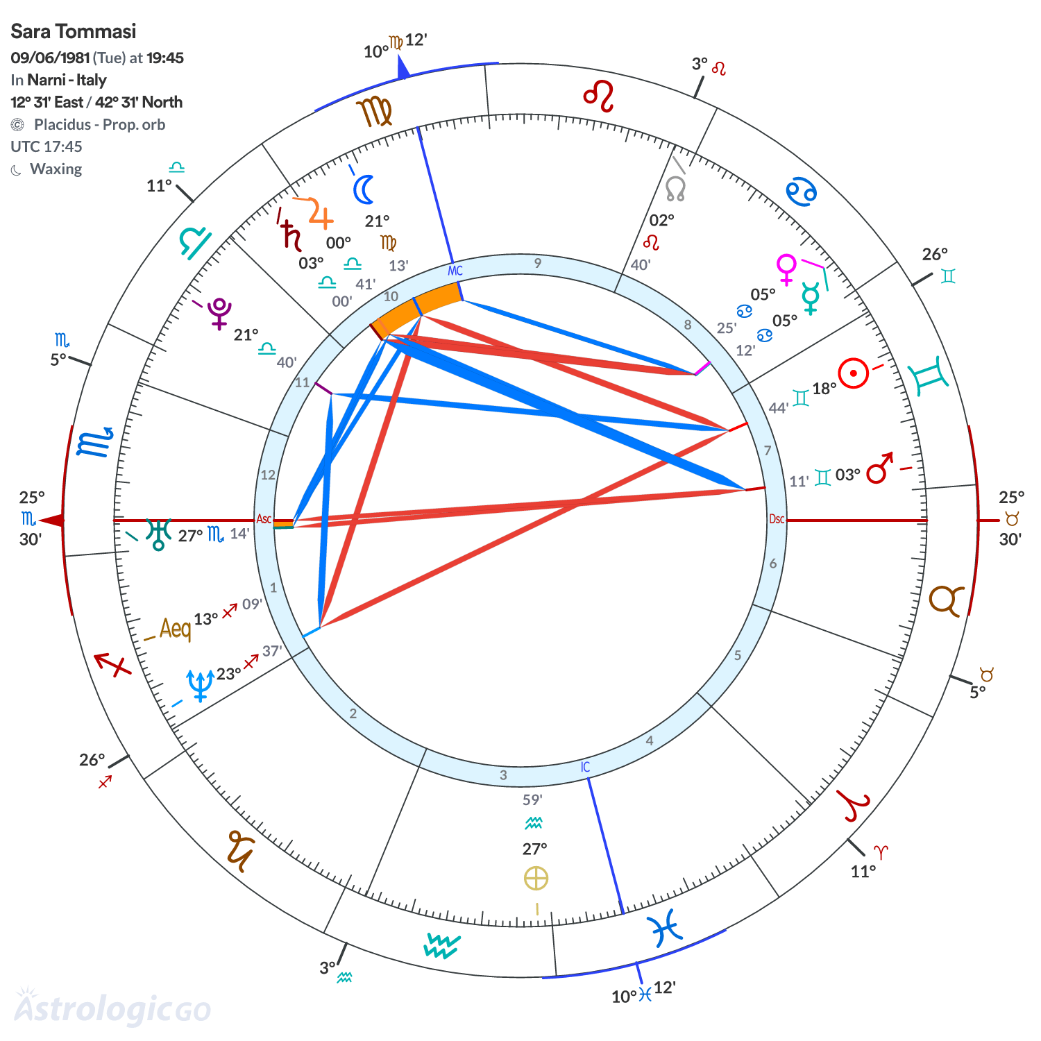 Chart wheel - Sara Tommasi