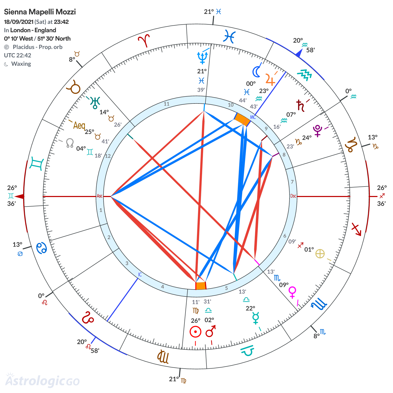 Chart wheel - Sienna Mapelli Mozzi