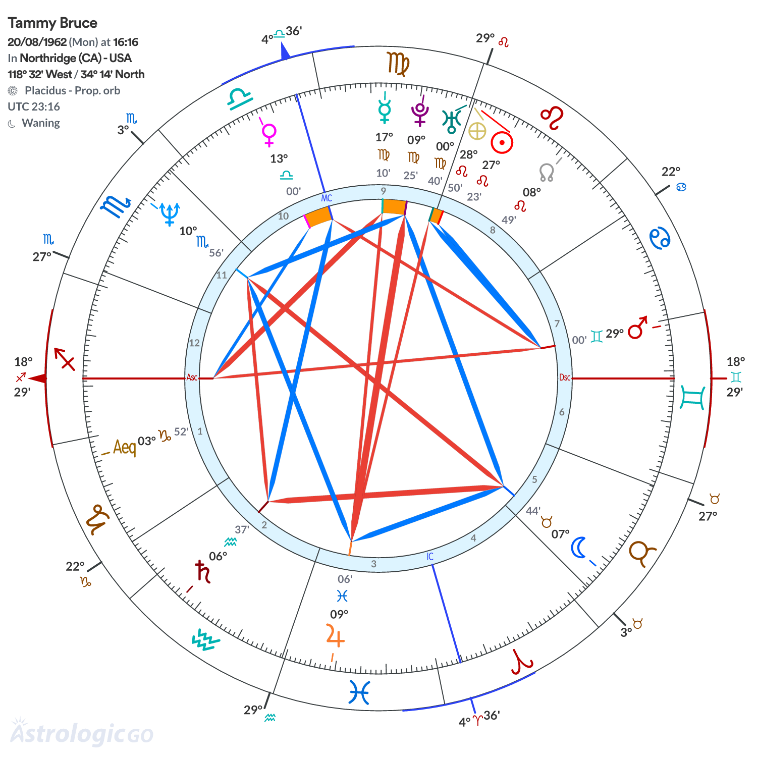 Chart wheel - Tammy Bruce