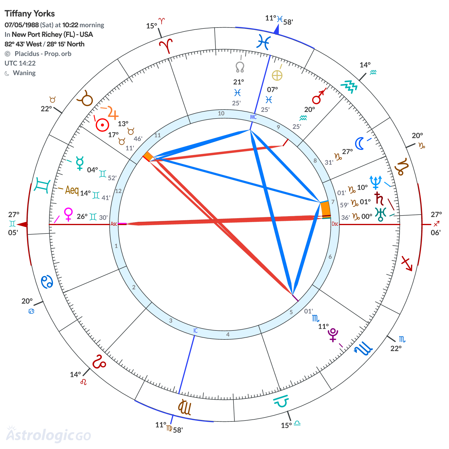 Chart wheel - Tiffany Yorks