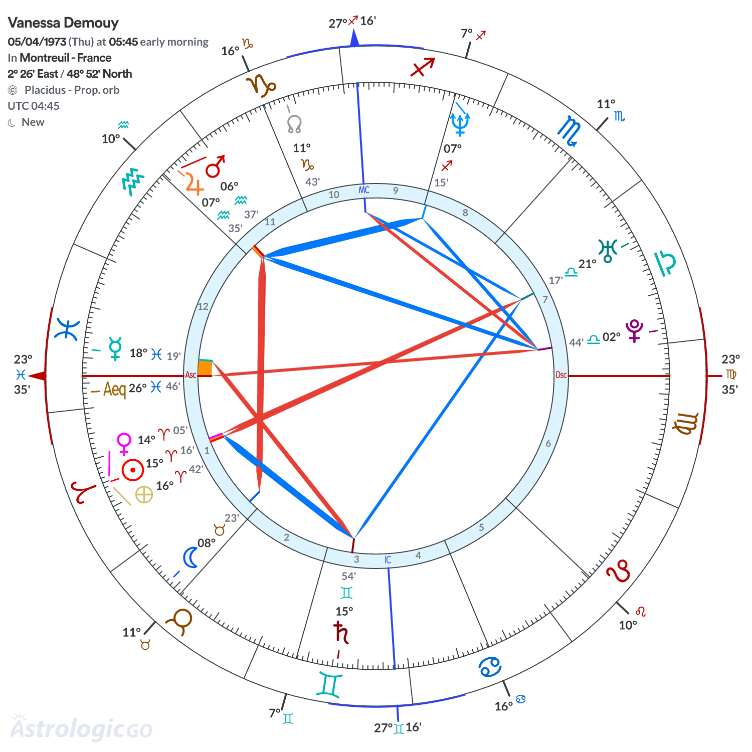 Chart wheel - Vanessa Demouy