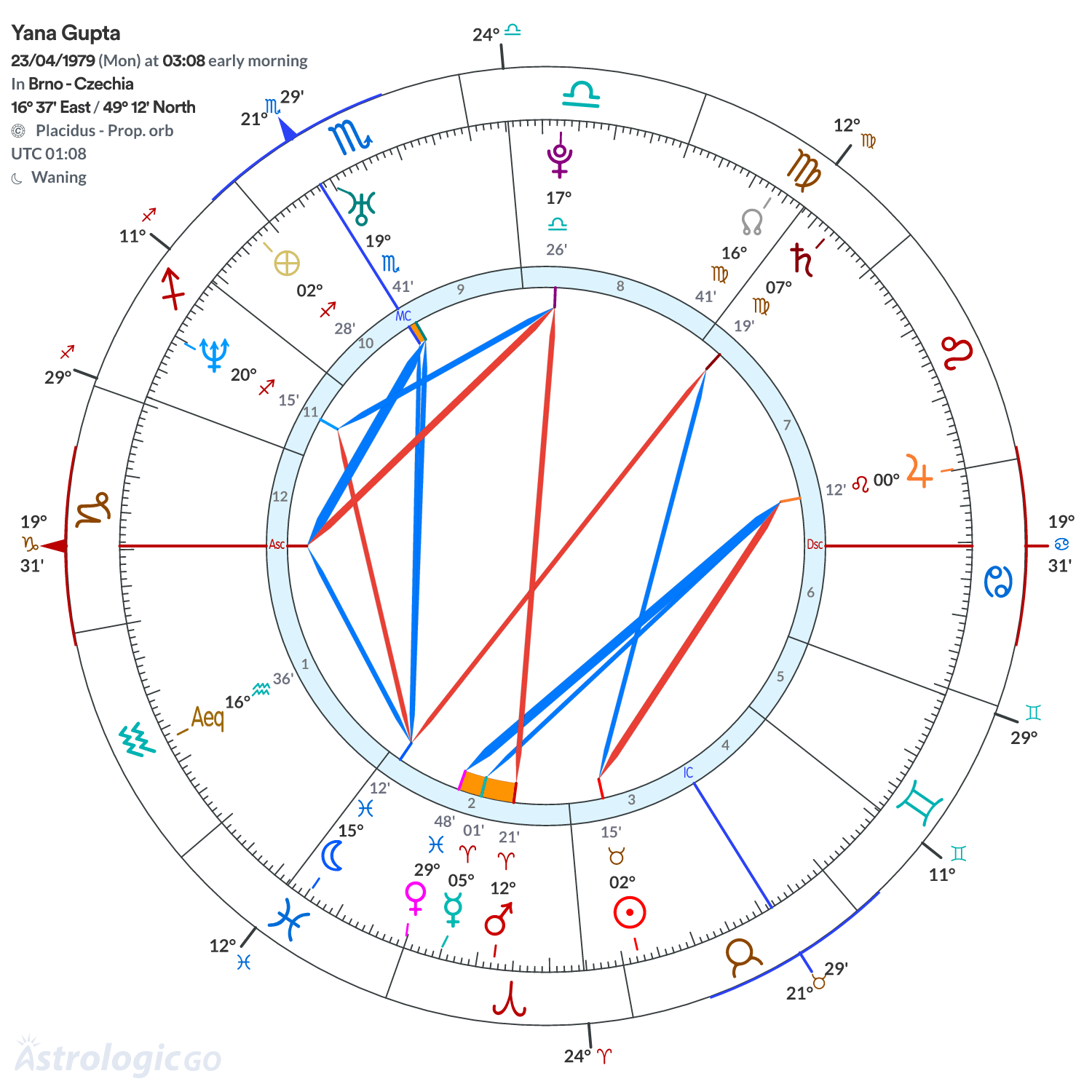 Chart wheel - Yana Gupta